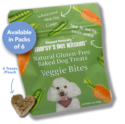 Marcy's Pet Kitchen-Vet Recommend- All Natural-Vegan Homemade, Veggie 'On The Go' Pouches-Gluten Free-Chicken Free-for Sensitive Stomachs-Made in The USA Only