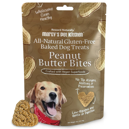 All-Natural Peanut Butter Dog Treats Homemade-All Natural Dog