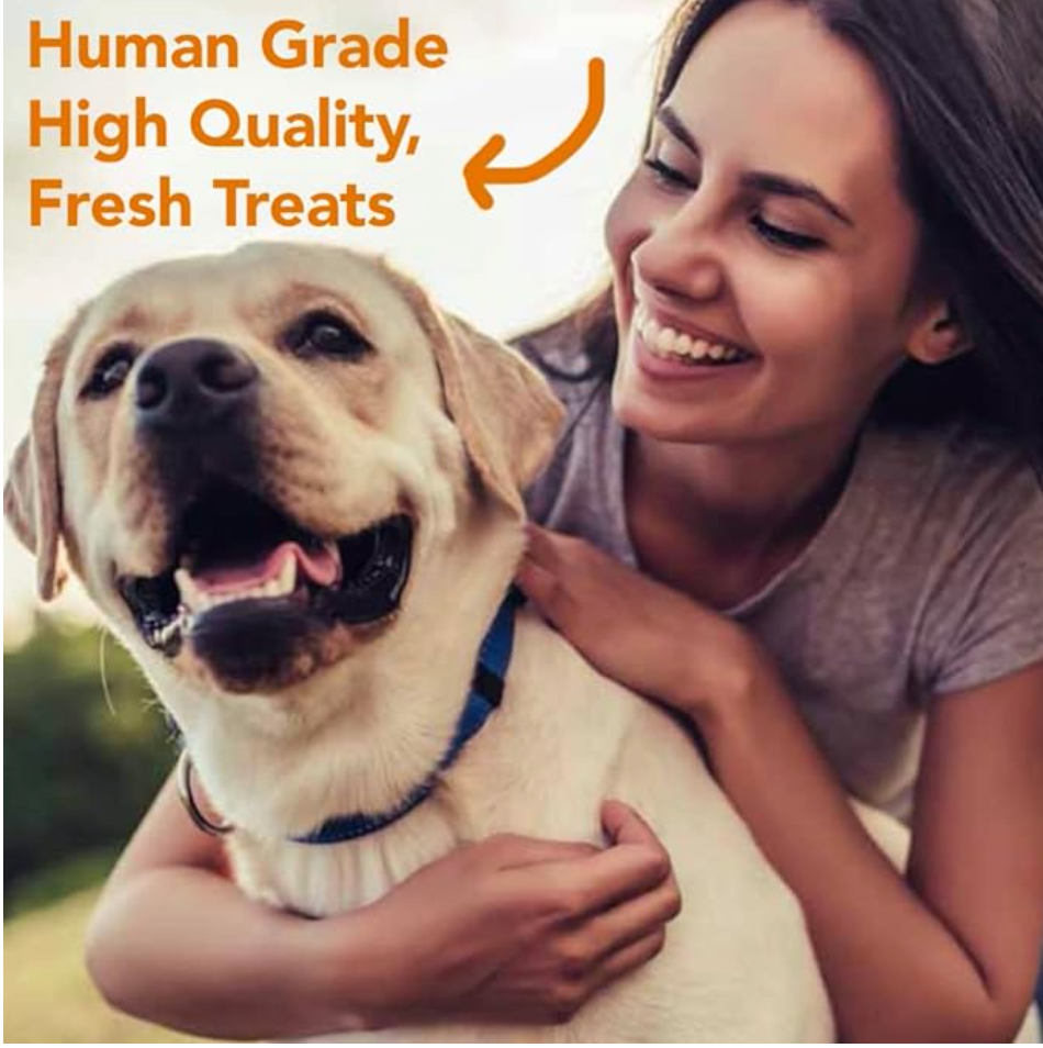 All-Natural Peanut Butter Dog Treats - Homemade-All Natural Dog Treats for Digestive Help - Gluten Free Healthy Human Grade Dog Biscuits for Sensitive Stomachs- USA Made