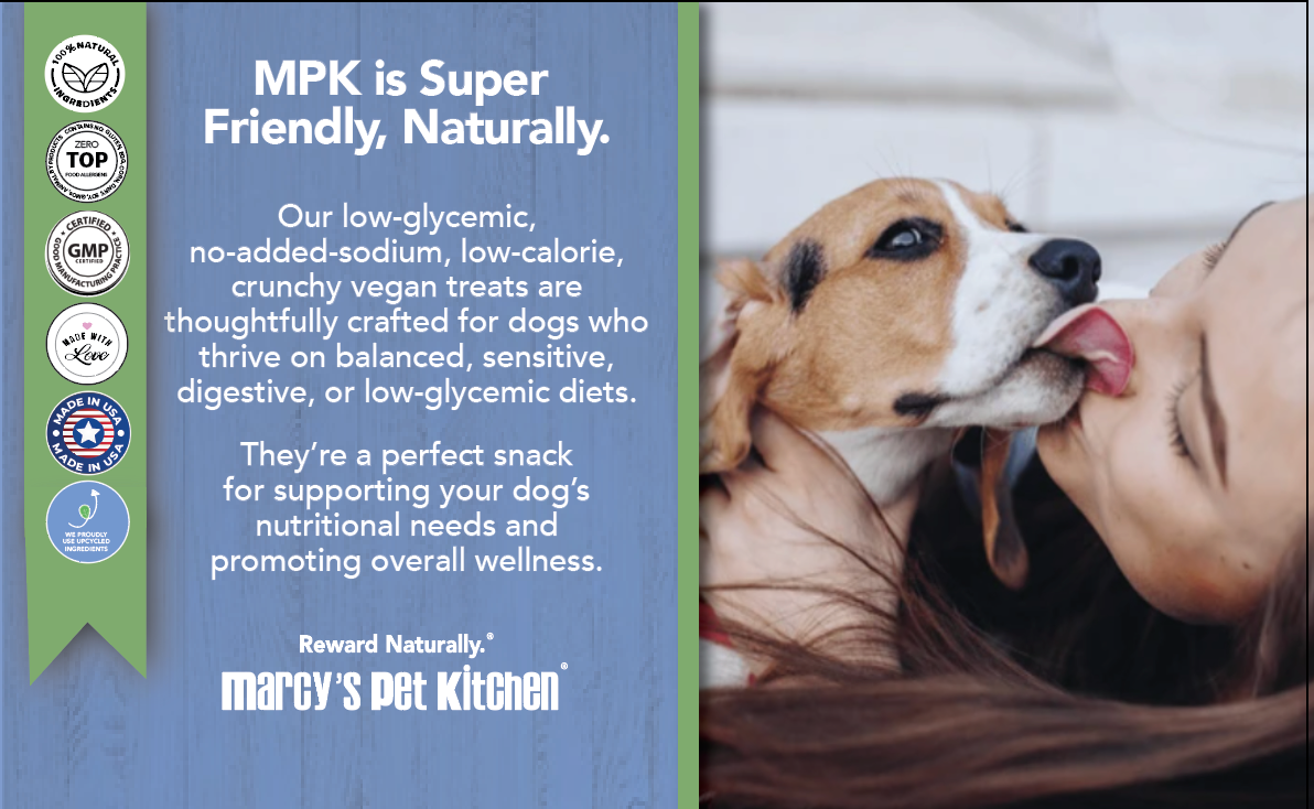 Marcy's Pet Kitchen-Vet Recommend- All Natural-Vegan Homemade, Veggie 'On The Go' Pouches-Gluten Free-Chicken Free-for Sensitive Stomachs-Made in The USA Only