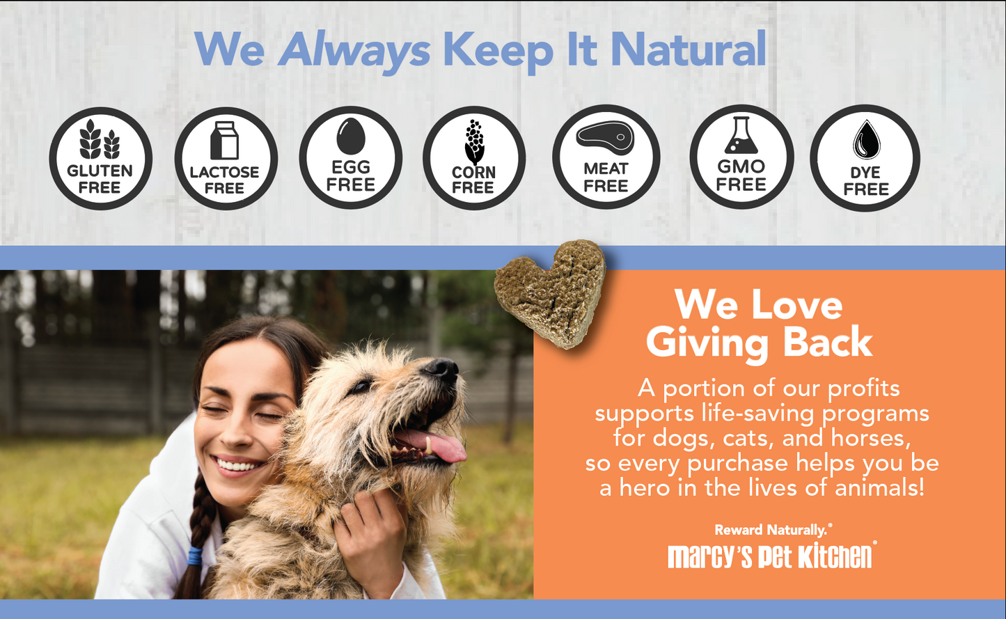 Marcy's Pet Kitchen- All Natural, Vegan Pumpkin Biscuit Dog Treats - Homemade-Vet Approved- Vegan, Gluten Free, Human Grade Ingredients, Made in The USA, Healthy Pumpkin Dog Treats