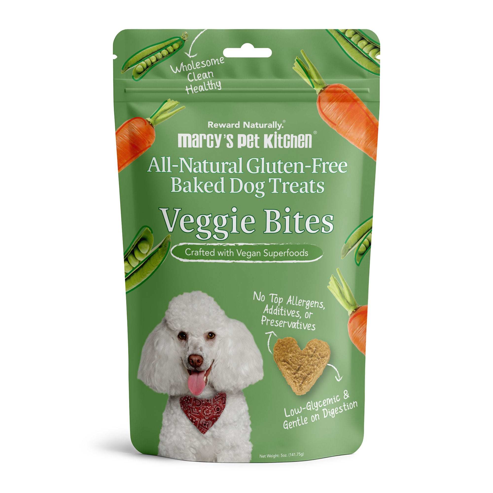 Veggie Dog Treats - All-Natural, Prebiotic | Marcy's Pet Kitchen