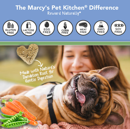 Marcy's Pet Kitchen-Vet Recommend- All Natural-Vegan Homemade, Veggie 'On The Go' Pouches-Gluten Free-Chicken Free-for Sensitive Stomachs-Made in The USA Only