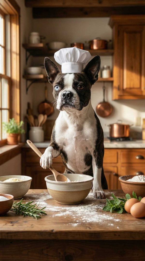 AI dog portrait example