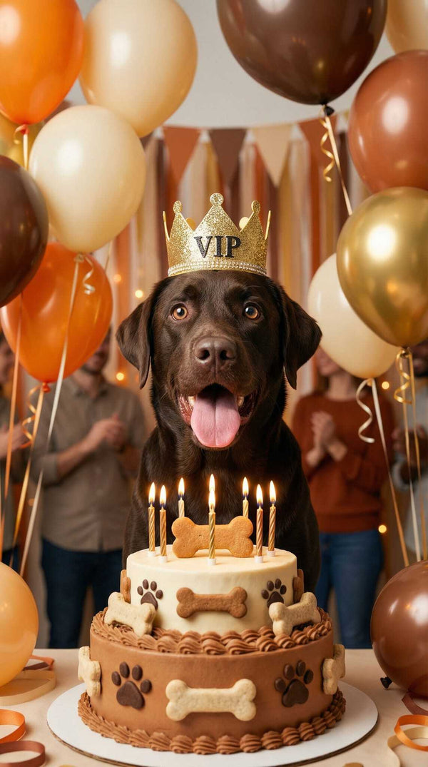 AI dog portrait example