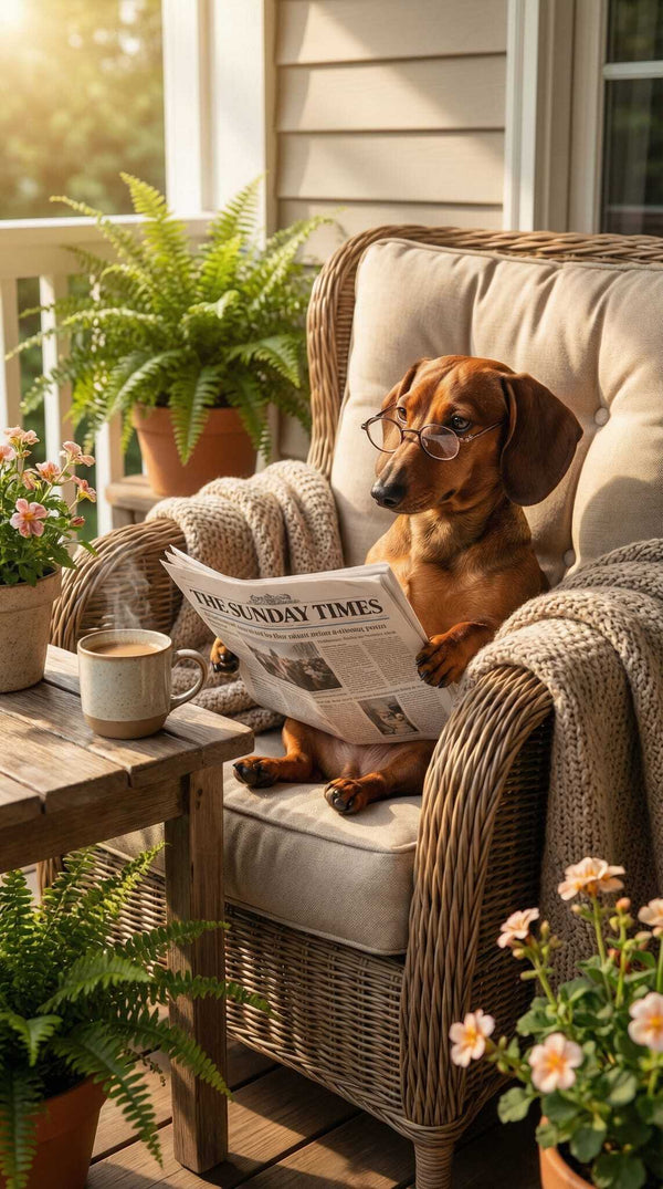 AI dog portrait example